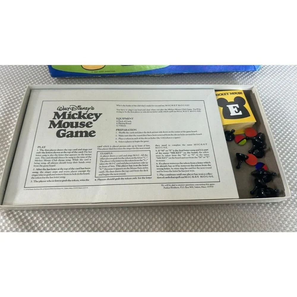 1976 Parker Playmate Walt Disney Mickey Mouse  board Game NO. 161